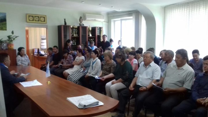 В городе Талдыкорган прошла встреча с трудовым коллективом «Горводоканал»