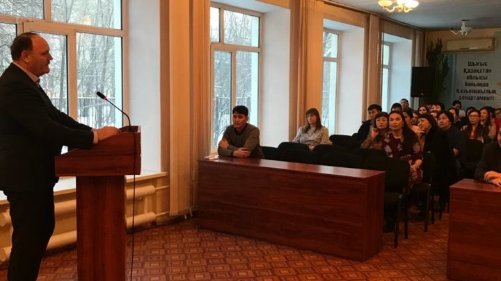 Встреча с первичной профсоюзной организацией Восточно-Казахстанской области