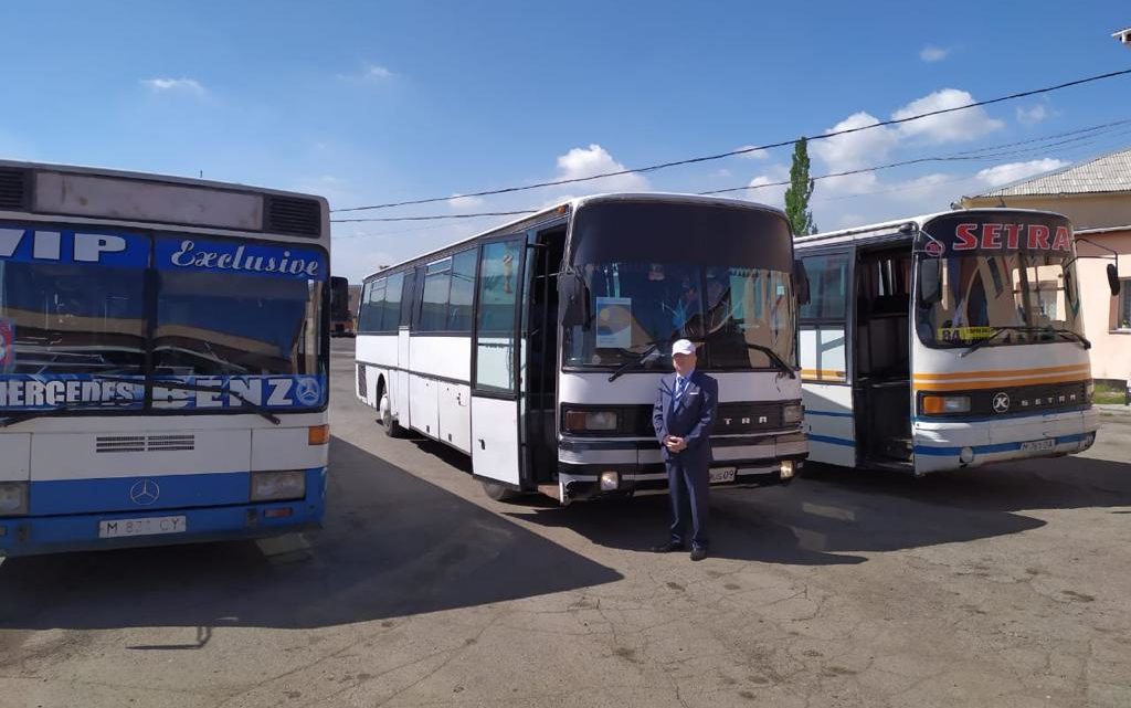 Размещение агитационных материалов в ТОО «Карагандинский Автобусный Парк №2»