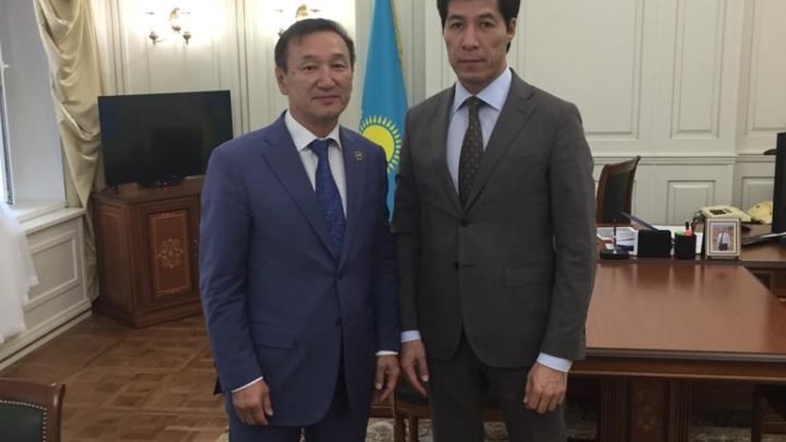 Встреча с акимом Западно-Казахстанской области