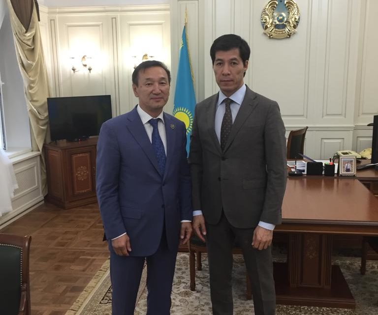 Встреча с акимом Западно-Казахстанской области