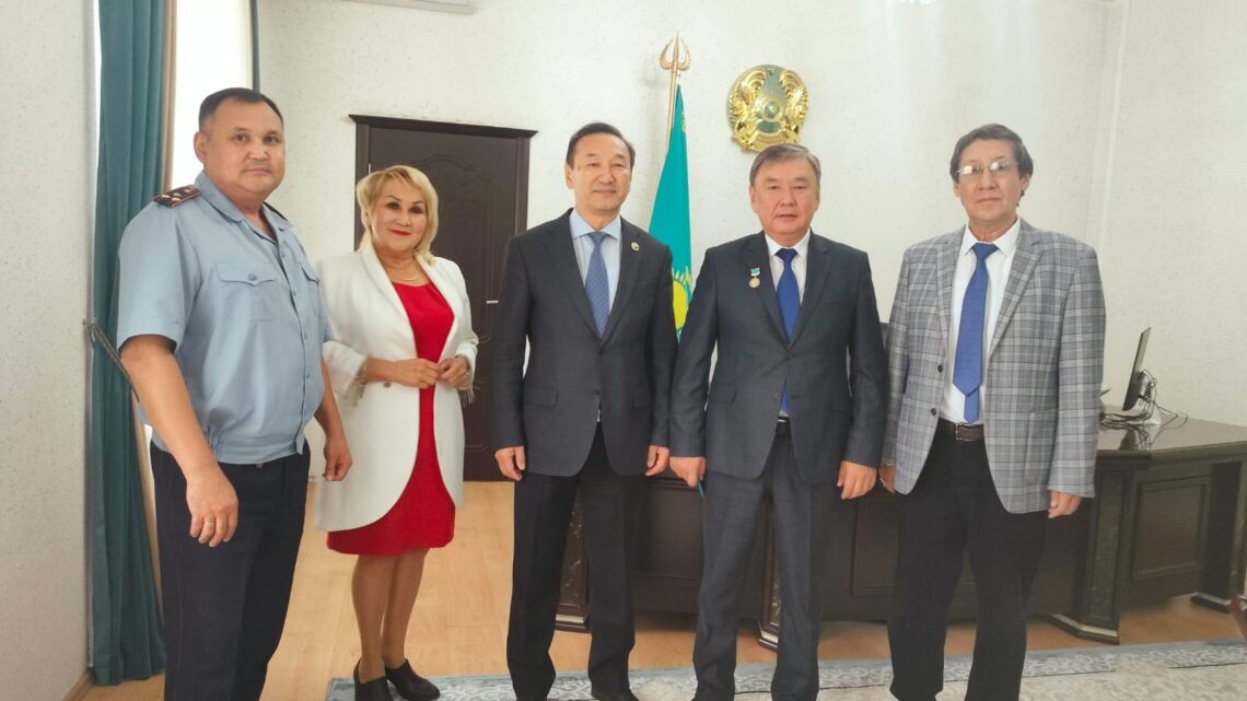 «Қызмет» салалық кәсіподақ ұйымының жетекшісі Аршалы ауданында болды