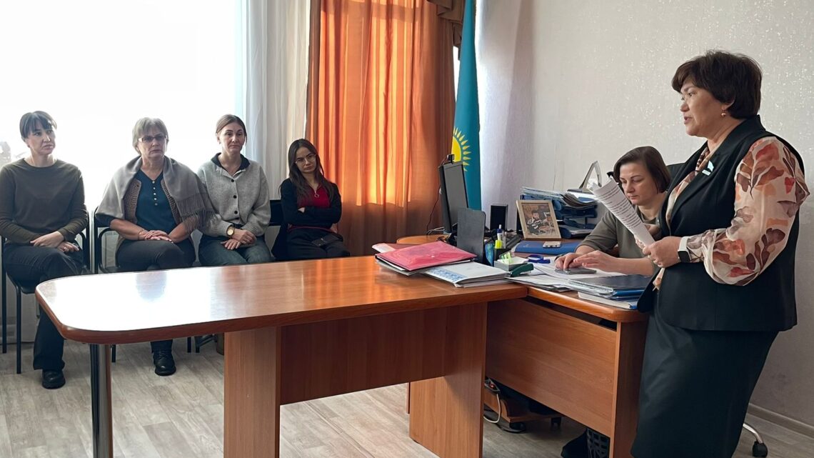 Конституция жобасының талқылауы ауданның кәсіподақ ұйымдарында өтті